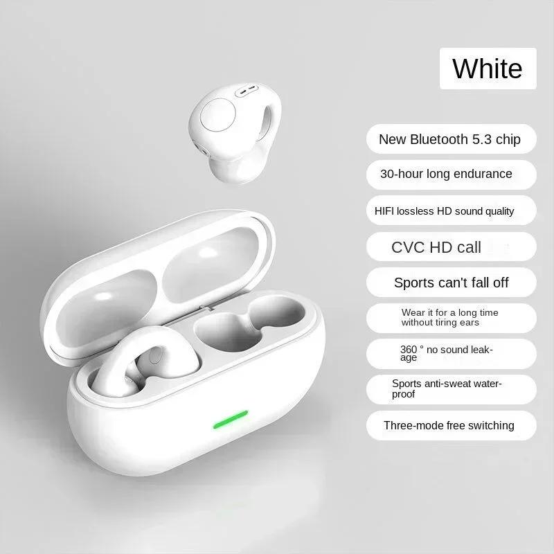 Нові Оригінальні Бездротові Bluetooth 5.3 Навушники T75 з Кістковою Провідністю Спортивні Навушники Hi-Fi Якість Звуку Водонепроникна TWS Гарнітура білий
Нові Оригінальні Бездротові Bluetooth 5.3 Навушники T75 з Кістковою Провідністю Спортивні Навушники Hi-Fi Якість Звуку Водонепроникна TWS Гарнітура білий