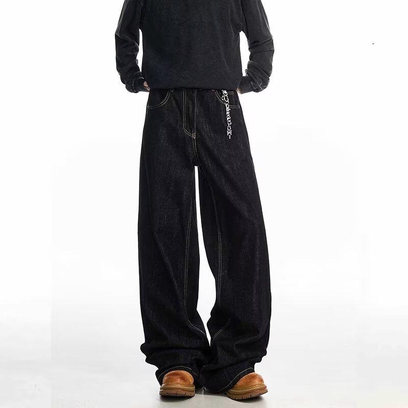 Новые выстиранные джинсы для весны и осени, женские, с высокой талией, свободного кроя, с широкими брюками 2XL чёрный
Новые выстиранные джинсы для весны и осени, женские, с высокой талией, свободного кроя, с широкими брюками 2XL чёрный