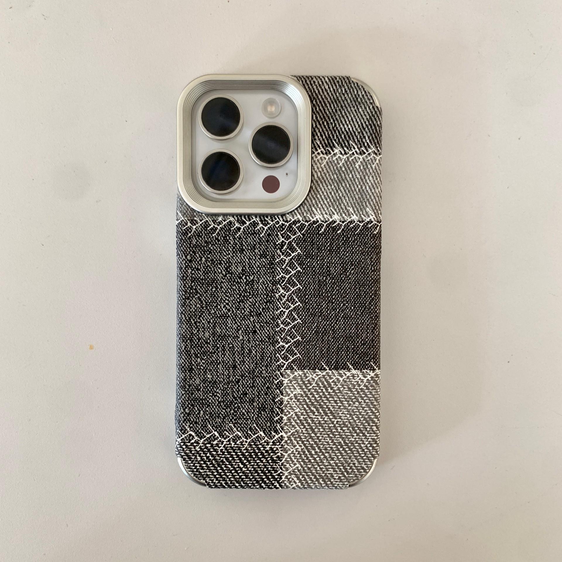 Ultra-thin Drop-proof Electroplated Denim Pattern iPhone Case for 14-17 Models Pro Max 13
Ultra-thin Drop-proof Electroplated Denim Pattern iPhone Case for 14-17 Models Pro Max 13