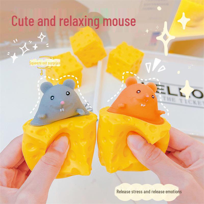 «Новая игрушка для декомпрессии в виде сырной мыши с вибрато-музыкой» Cheese Mouse, 1 piece
«Новая игрушка для декомпрессии в виде сырной мыши с вибрато-музыкой» Cheese Mouse, 1 piece