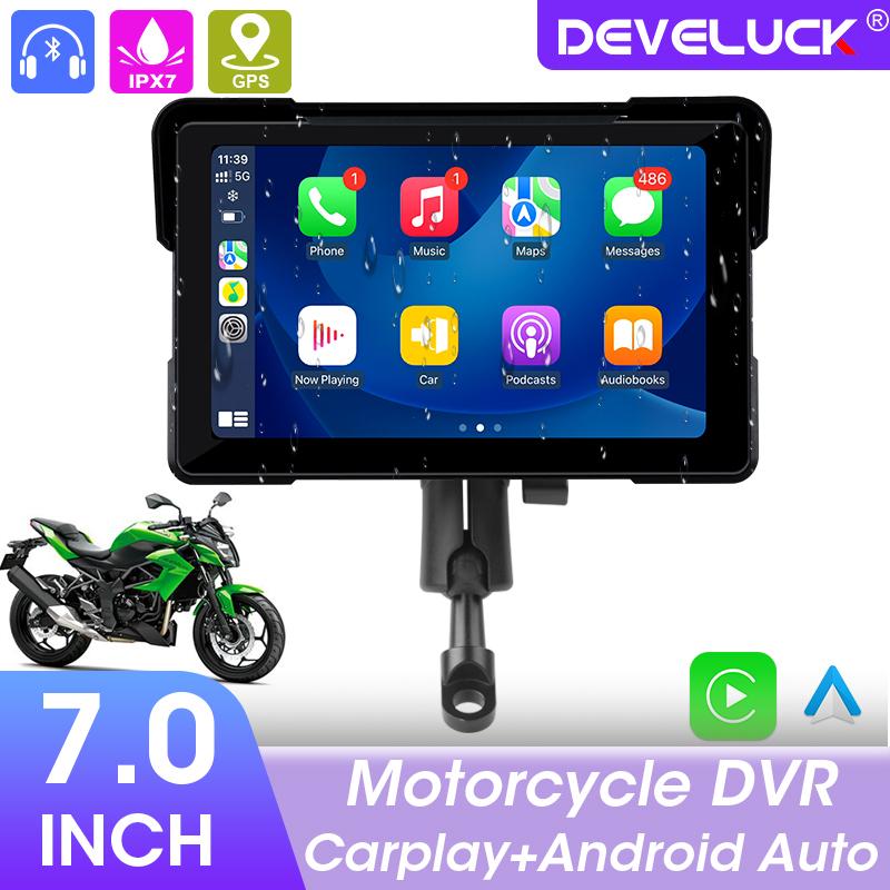 7 Inch GPS Navigation Motorcycle Wireless Carplay Android Auto Waterproof DVR Display Screen Portable Moto Monitor Bluetooth
7 Inch GPS Navigation Motorcycle Wireless Carplay Android Auto Waterproof DVR Display Screen Portable Moto Monitor Bluetooth