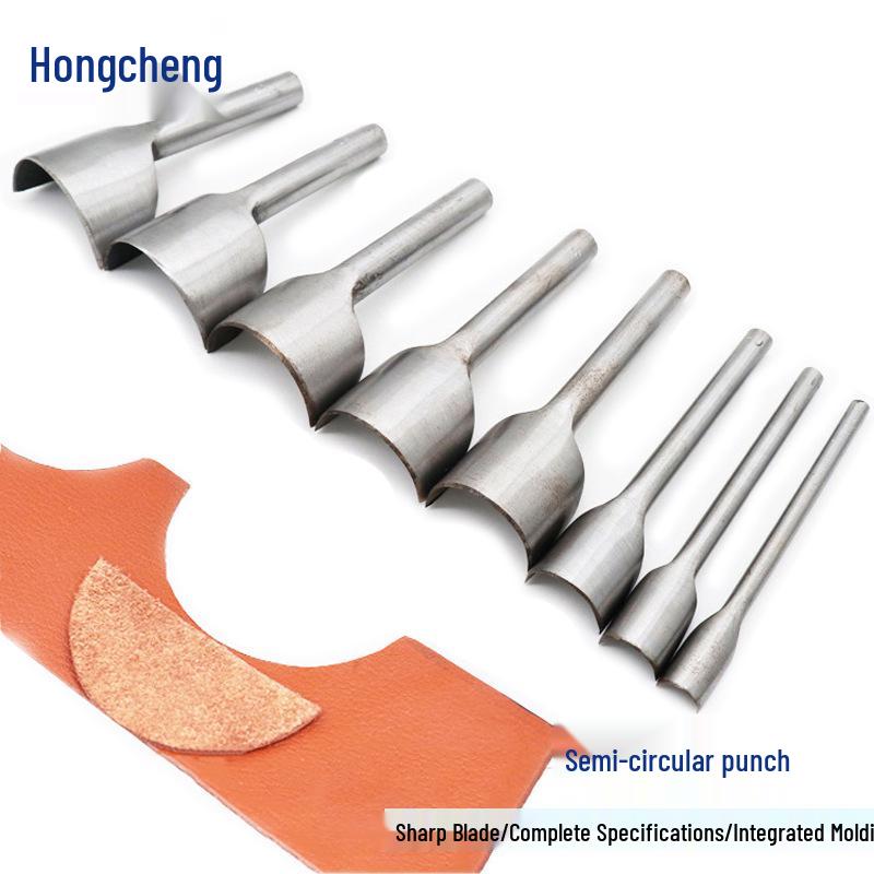 1/2 Half-Circle Leather Punch Chamfering Tool for DIY Belts and Wallets 5mm
1/2 Half-Circle Leather Punch Chamfering Tool for DIY Belts and Wallets 5mm