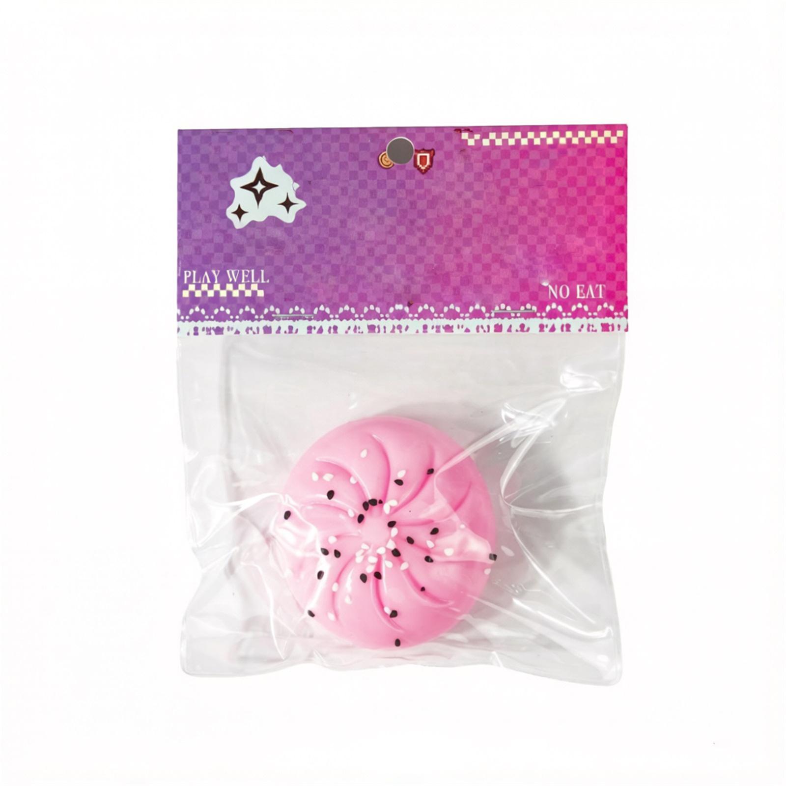 Realistic Food Shaped Steamed Bun Squeezing Toy For Stress Relief, TPR Soft Rubber Squeezing Toy For Stress Relief. One Size розовый
Realistic Food Shaped Steamed Bun Squeezing Toy For Stress Relief, TPR Soft Rubber Squeezing Toy For Stress Relief. One Size розовый