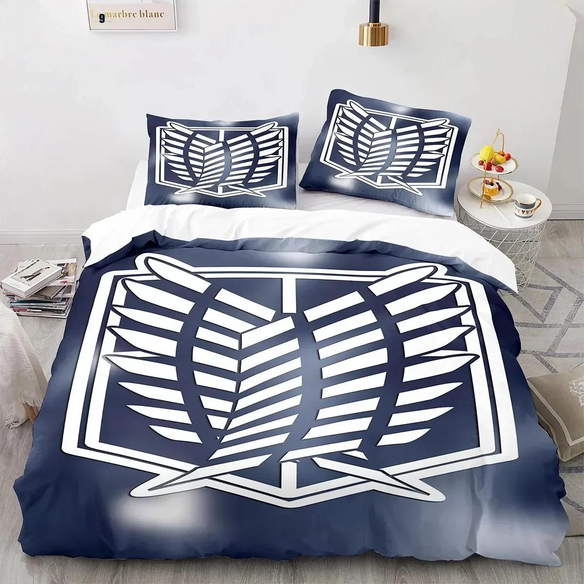 3D Print Anime Atack On Titan Logo Comfortable Soft with Soft Fabric Duvet Cover Pilowcase Beding Set Children Bedrom Decoration Home Textile 135*200cm Eu-Single
3D Print Anime Atack On Titan Logo Comfortable Soft with Soft Fabric Duvet Cover Pilowcase Beding Set Children Bedrom Decoration Home Textile 135*200cm Eu-Single