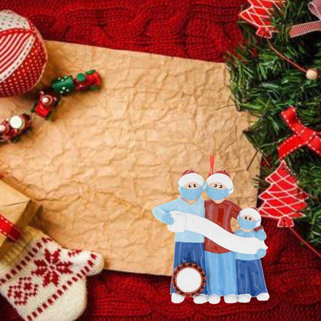 2020 Christmas Ornaments, Family Members with Hanging Pendant Home Family of 3
2020 Christmas Ornaments, Family Members with Hanging Pendant Home Family of 3