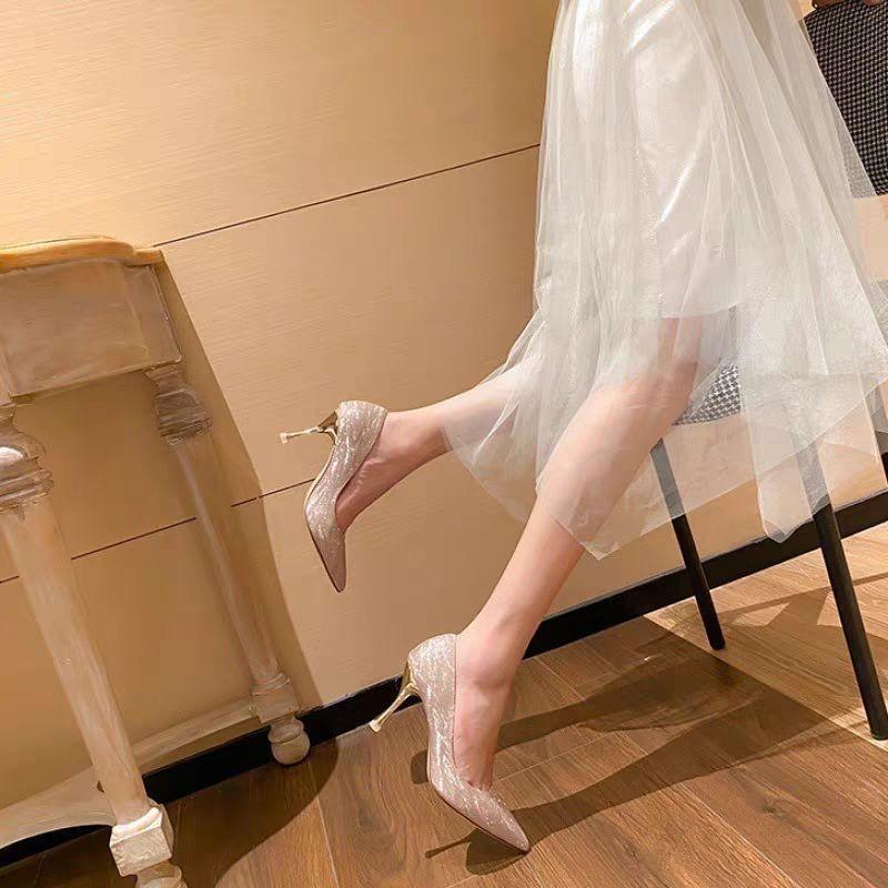 New high heels women s thin heels light color versatile spring and autumn temperament versatile fairy skirt not tired comfortable women s shoes 34
New high heels women s thin heels light color versatile spring and autumn temperament versatile fairy skirt not tired comfortable women s shoes 34
