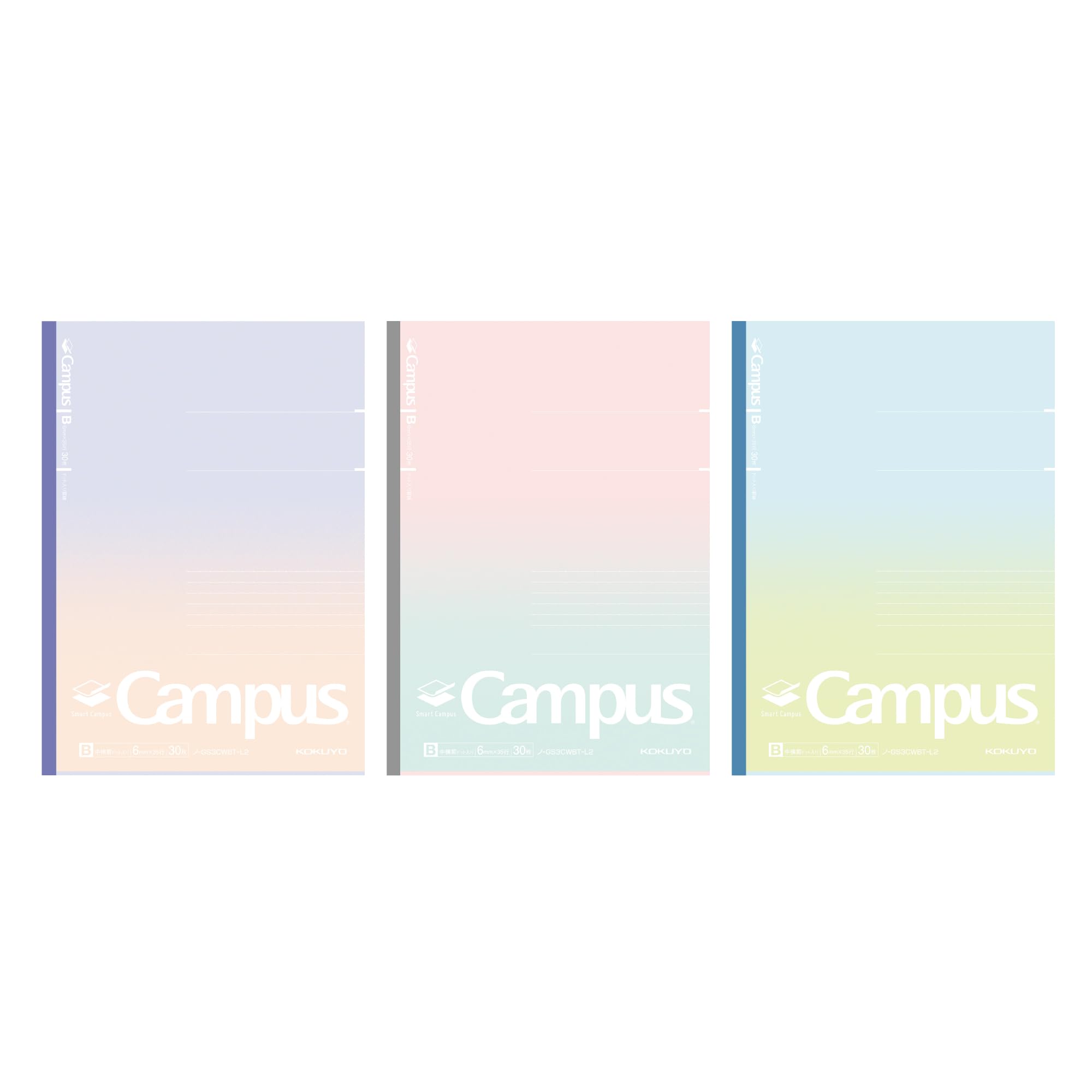 KOKUYO Note Smart Canvas B5 Dot B Ruled Limited Souffle Tone 3 Color Pack No-GS3CWBT-L2X3
KOKUYO Note Smart Canvas B5 Dot B Ruled Limited Souffle Tone 3 Color Pack No-GS3CWBT-L2X3