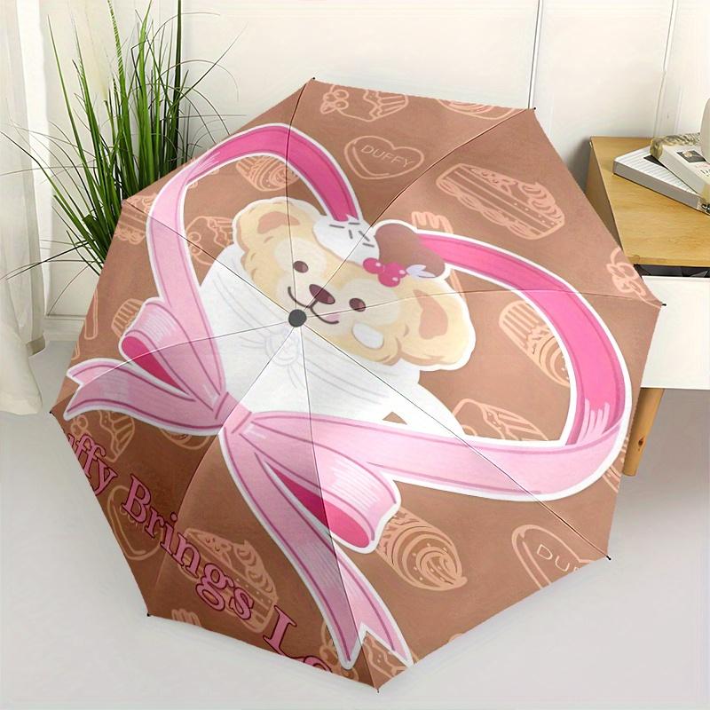 Duffy Brings Love Durable Cartoon Folding Umbrella, Portable 3-Fold Compact Umbrella for Men and Women
Duffy Brings Love Durable Cartoon Folding Umbrella, Portable 3-Fold Compact Umbrella for Men and Women