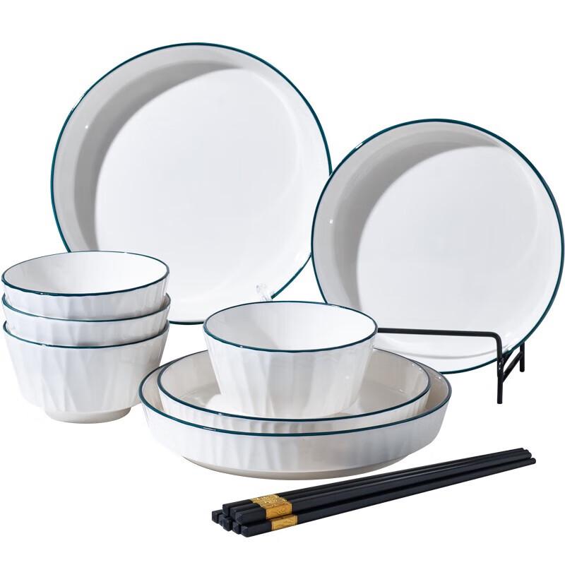 Weidu WD 12-Piece Nordic Wood Grain Ceramic Dinnerware Set
Weidu WD 12-Piece Nordic Wood Grain Ceramic Dinnerware Set