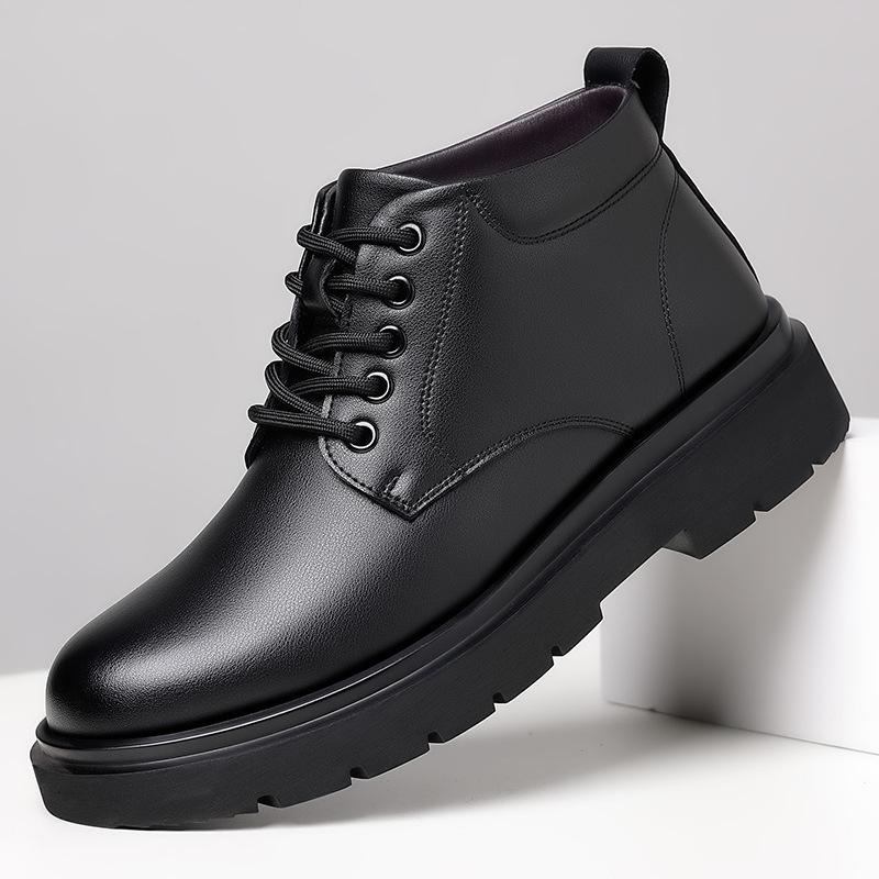 Men s shoes British style medium and high-top velvet cotton leather shoes men s autumn and winter Korean version leather soft-soled casual shoes s 38
Men s shoes British style medium and high-top velvet cotton leather shoes men s autumn and winter Korean version leather soft-soled casual shoes s 38