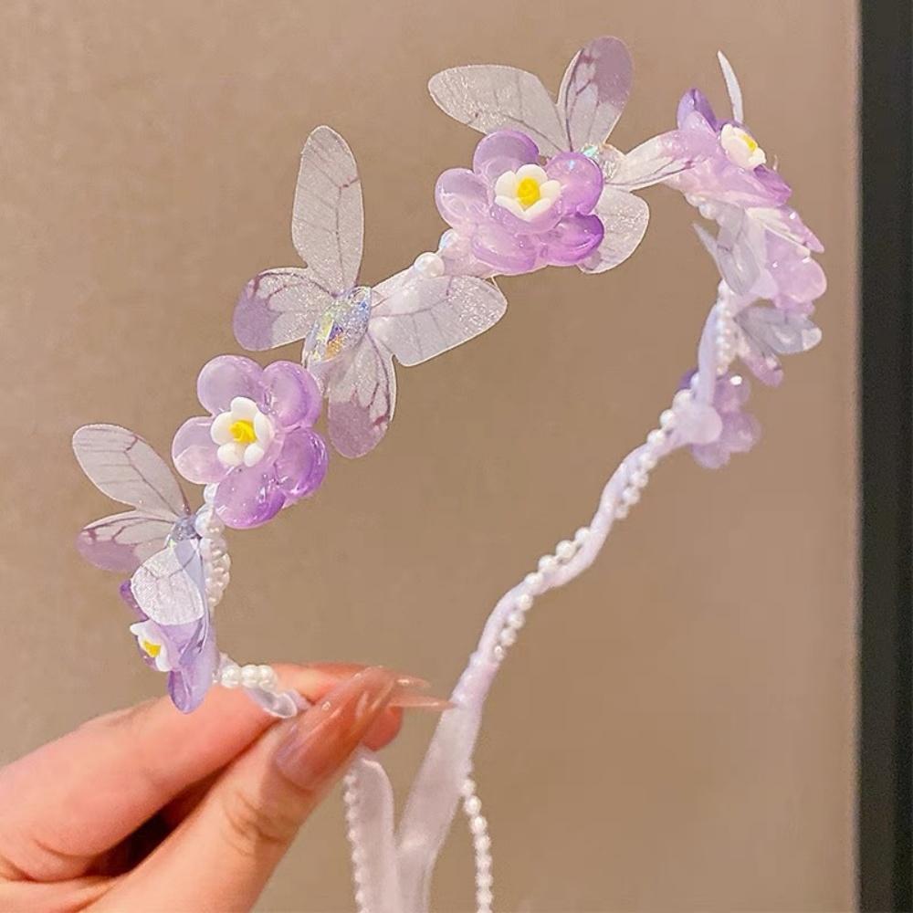 1 Piece Multi-color Floral Butterfly Pearl Tassel Headband, Forest Fairy Style, Suitable for Dates/Outings / Holiday Photoshoots
1 Piece Multi-color Floral Butterfly Pearl Tassel Headband, Forest Fairy Style, Suitable for Dates/Outings / Holiday Photoshoots