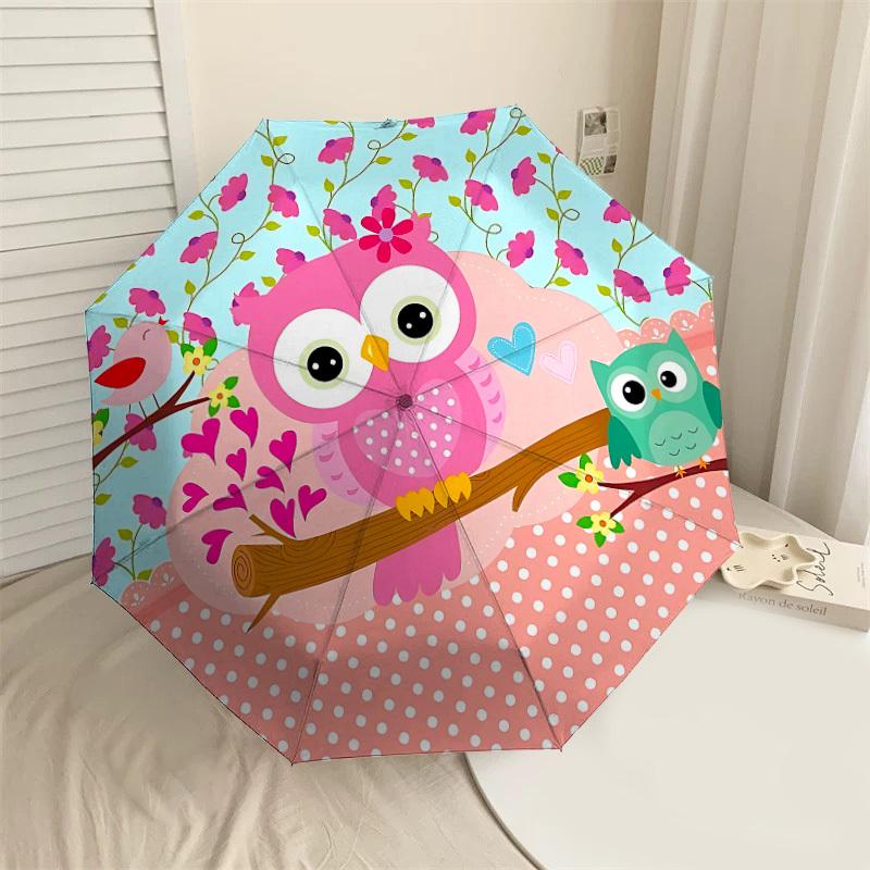 1PC Owl, Flowers Umbrella-8-Rib Reinforced, Automatic Open, Lightweight & Durable, Cute Fashion Accessory for Outdoor-T171
1PC Owl, Flowers Umbrella-8-Rib Reinforced, Automatic Open, Lightweight & Durable, Cute Fashion Accessory for Outdoor-T171