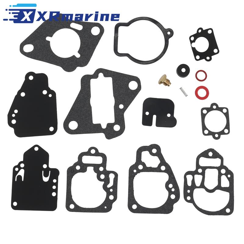Carburetor Repair Kit for Mercury Mariner Outboard 6-25 HP 1395-9761-1, Fits 15-25 Hp with WMC чёрный
Carburetor Repair Kit for Mercury Mariner Outboard 6-25 HP 1395-9761-1, Fits 15-25 Hp with WMC чёрный