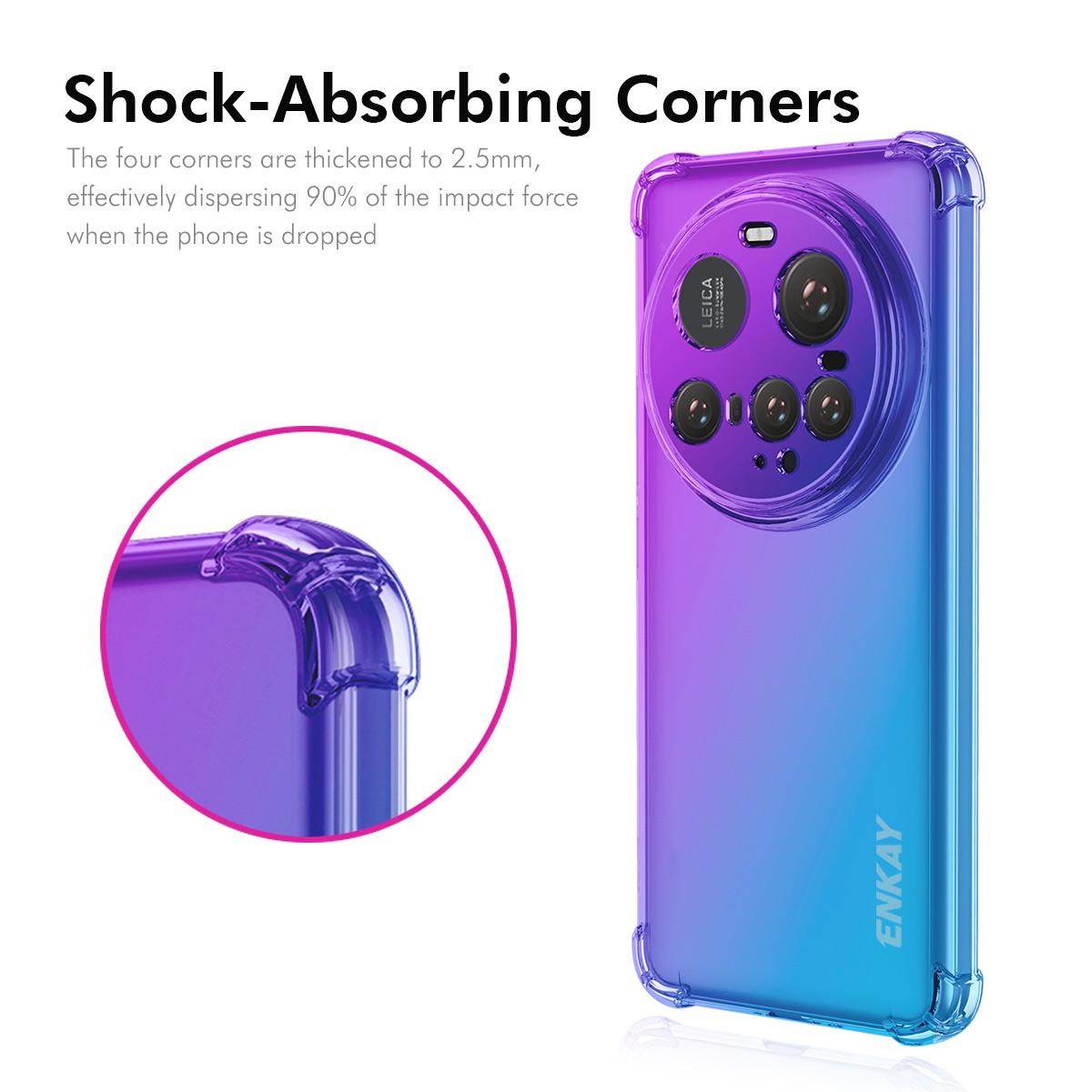 For Xiaomi 15 Ultra TPU Case ENKAY Thickened Four Corner Drop-Proof Phone Back Cover Blue/Pink
For Xiaomi 15 Ultra TPU Case ENKAY Thickened Four Corner Drop-Proof Phone Back Cover Blue/Pink