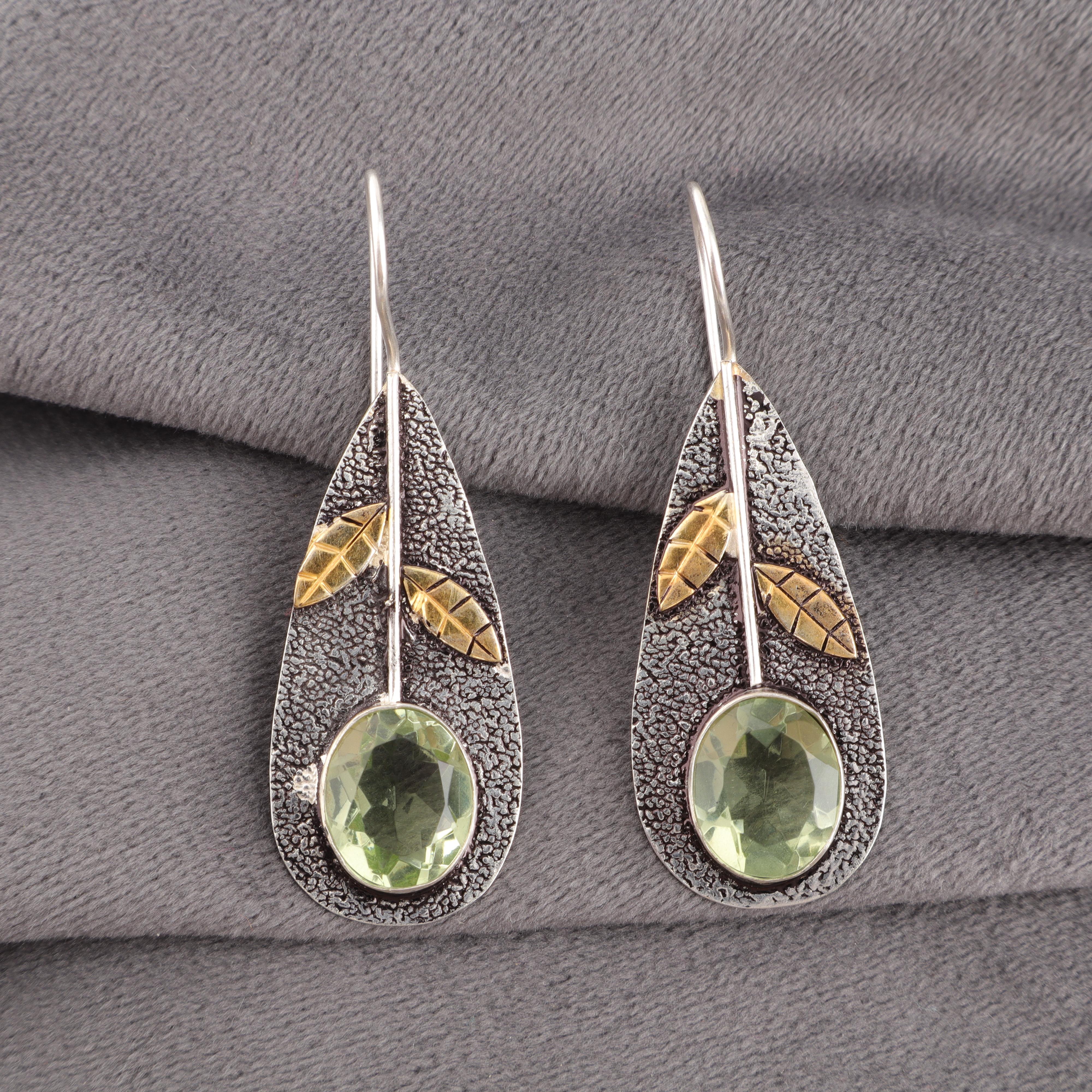 Green Amethyst Earrings, 925 Solid Sterling Silver Gemstone Jewelry, Handmade Earrings, For Thanksgiving 2.00 Inches зелений
Green Amethyst Earrings, 925 Solid Sterling Silver Gemstone Jewelry, Handmade Earrings, For Thanksgiving 2.00 Inches зелений