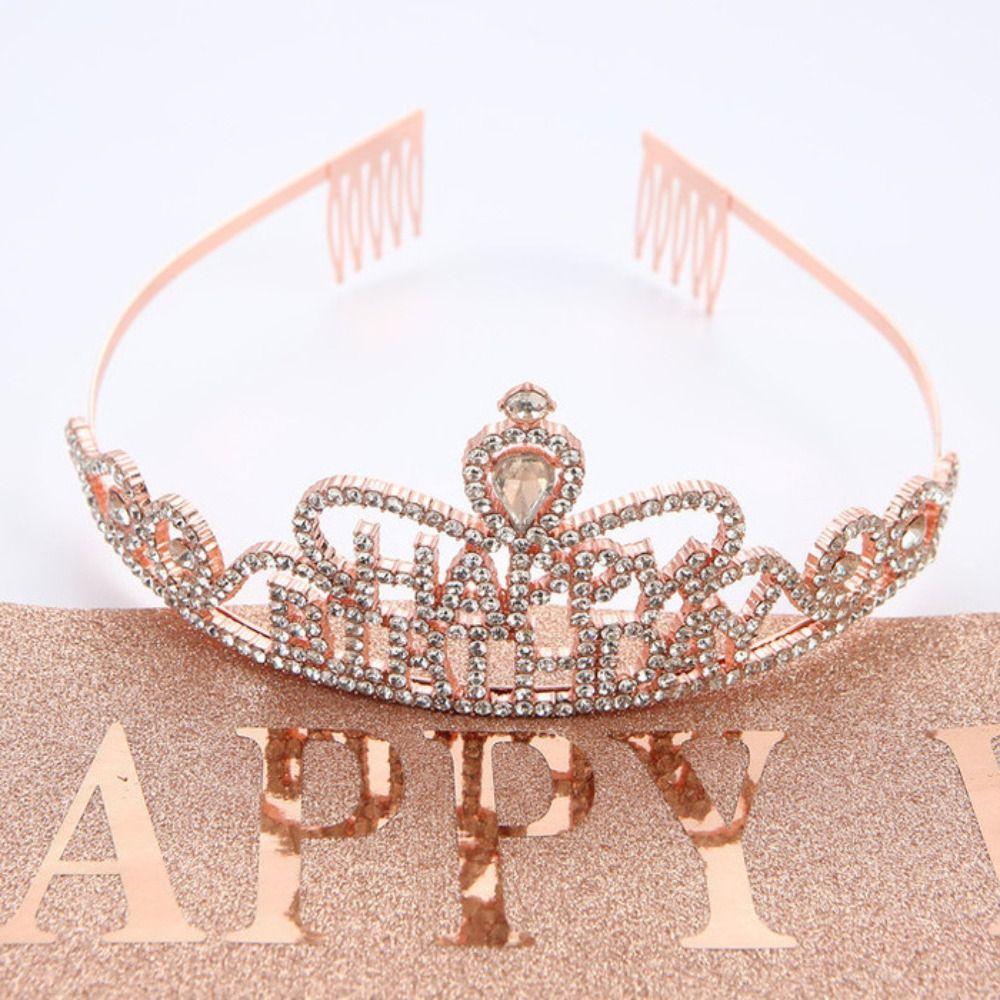 Аксессуары для волос в стиле барокко, тиара со стразами, плечевой ремень, хрустальная корона, набор для вечеринки по случаю дня рождения
Аксессуары для волос в стиле барокко, тиара со стразами, плечевой ремень, хрустальная корона, набор для вечеринки по случаю дня рождения