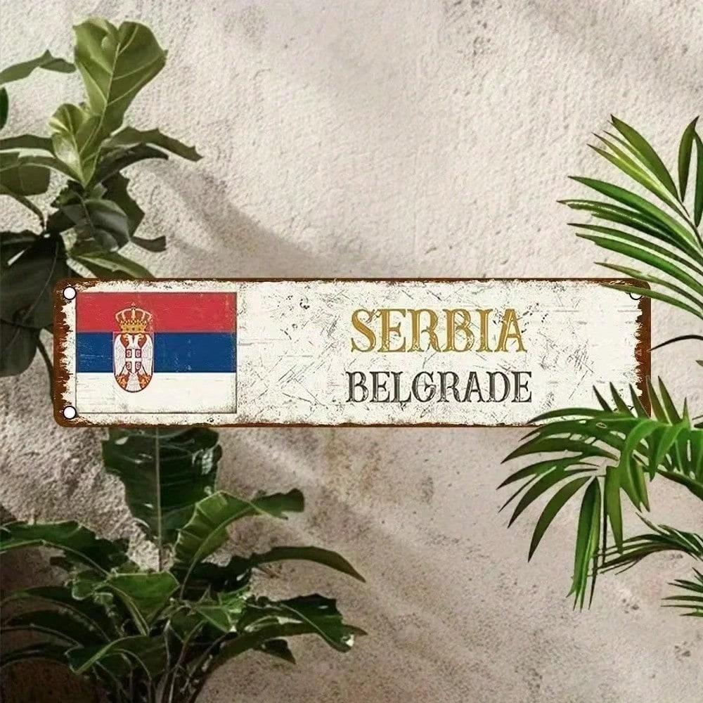 Vintage Belgrade Serbia Aluminum Sign UV Printed Waterproof Retro Metal Poster Wall Art Home Decor 10x40 різнокольоровий
Vintage Belgrade Serbia Aluminum Sign UV Printed Waterproof Retro Metal Poster Wall Art Home Decor 10x40 різнокольоровий