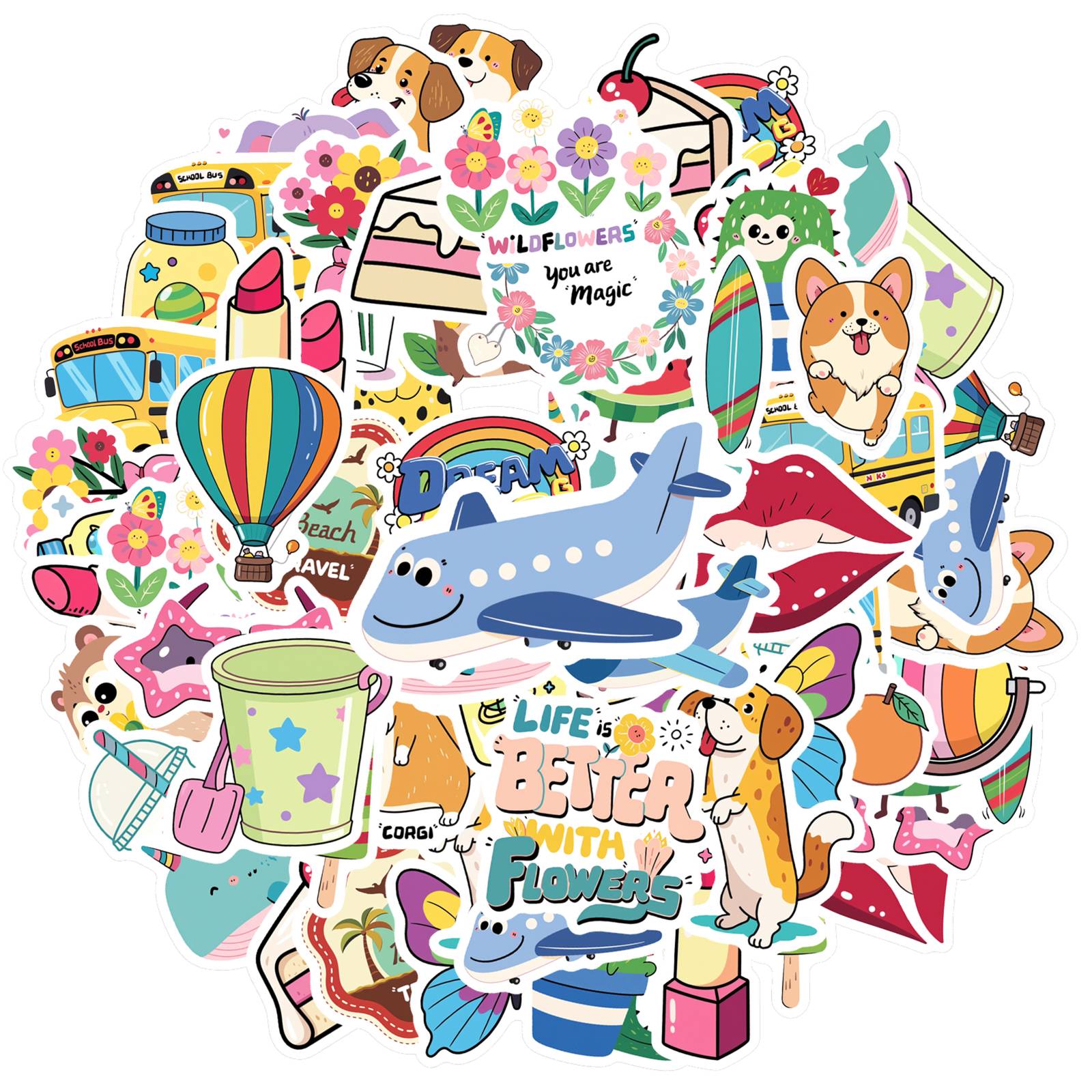 35pcs Whimsical Inspirational Stickers Cartoon Travel DIY Stickers Travel Stickers For Suitcase Fridge Phone Luggage Laptop
35pcs Whimsical Inspirational Stickers Cartoon Travel DIY Stickers Travel Stickers For Suitcase Fridge Phone Luggage Laptop