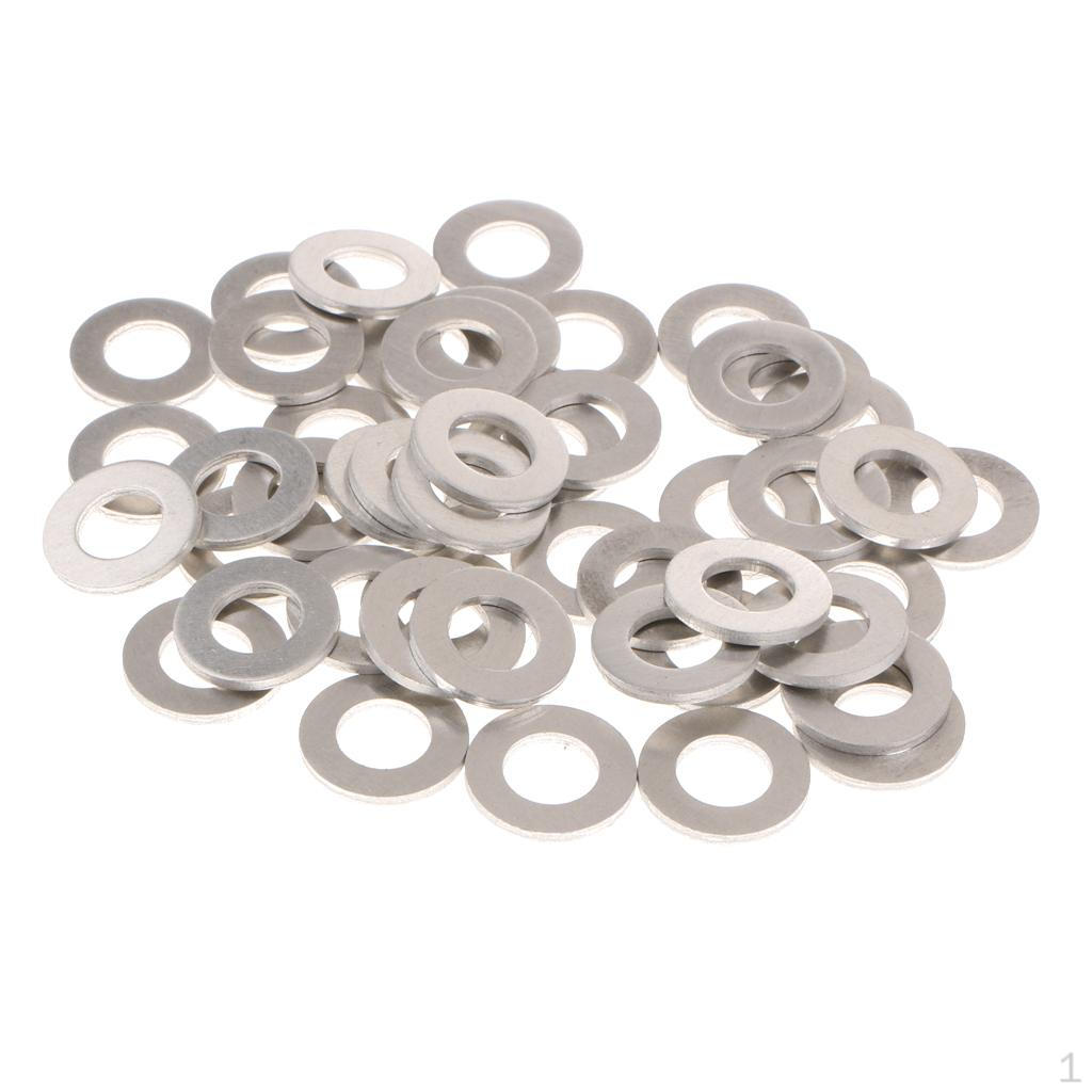 50 Pieces M12, Aluminum Alloy Oil Drain Plug, Washer Gaskets for
50 Pieces M12, Aluminum Alloy Oil Drain Plug, Washer Gaskets for