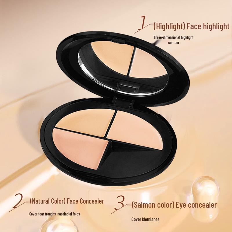 QXQY Soft Trio-Color Concealer: Lightweight, Transparent, Hydrating, and Luminous Texture for Delicate, Well-Adhering Coverage.
QXQY Soft Trio-Color Concealer: Lightweight, Transparent, Hydrating, and Luminous Texture for Delicate, Well-Adhering Coverage.