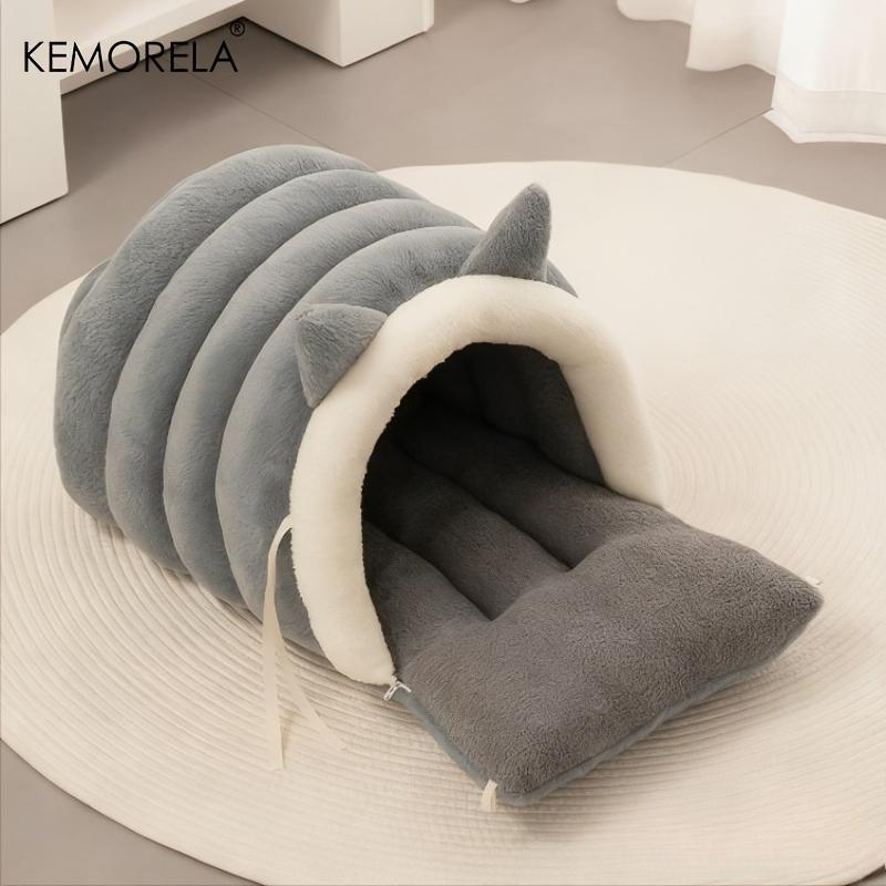 KEMORELA New For Cat Ear Cat Bed -Soft & Semi Winter-Enclosed Pet Nest with Non-Slip Bottom, Windproof & Warm Removable Washable M светло-серый
KEMORELA New For Cat Ear Cat Bed -Soft & Semi Winter-Enclosed Pet Nest with Non-Slip Bottom, Windproof & Warm Removable Washable M светло-серый