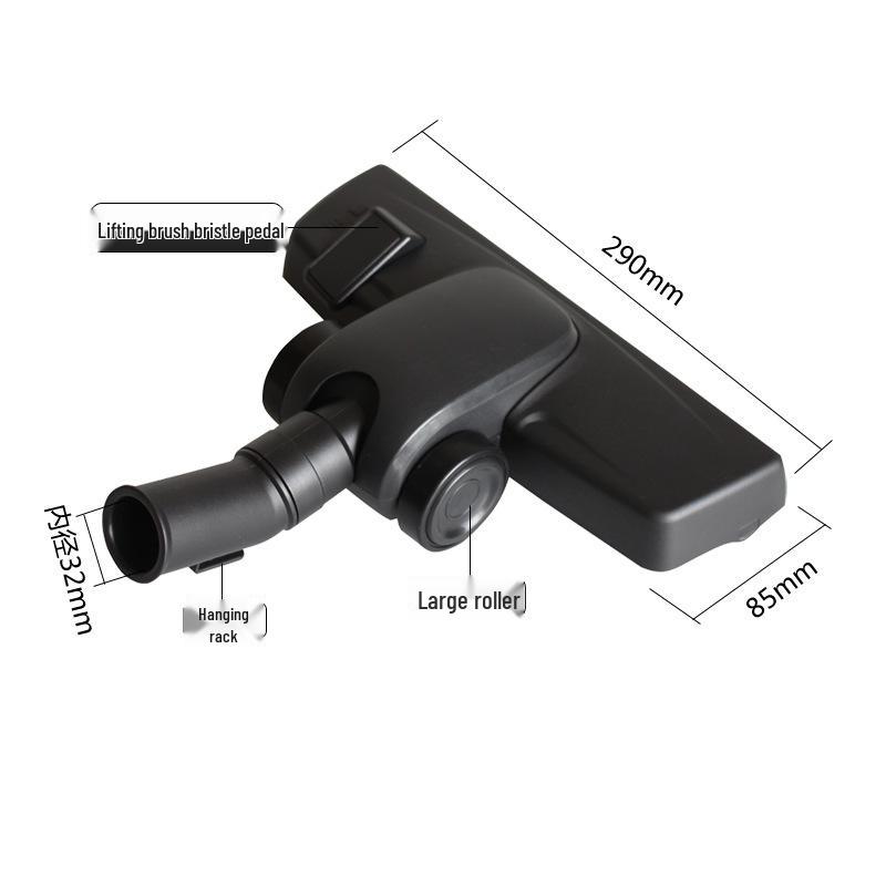 Dual-Use Floor and Carpet Vacuum Brush Head with 32mm Inner Diameter. Inner Diameter 32mm
Dual-Use Floor and Carpet Vacuum Brush Head with 32mm Inner Diameter. Inner Diameter 32mm