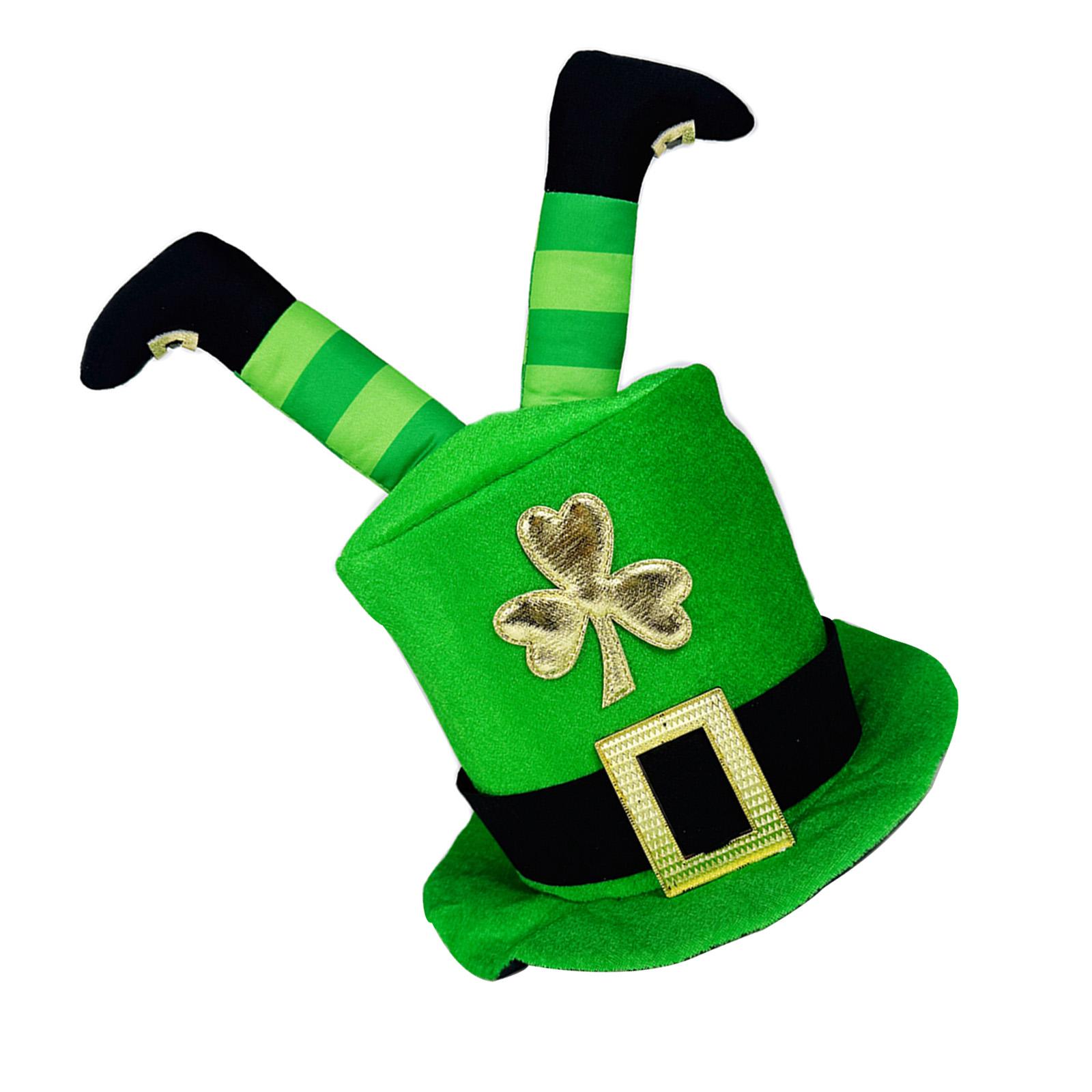 StPatricks Day Leprechaun Hat with 3D Leg Fun Costume Accessory Top Hat for Parades and Irish National Holiday Gathering 1
StPatricks Day Leprechaun Hat with 3D Leg Fun Costume Accessory Top Hat for Parades and Irish National Holiday Gathering 1