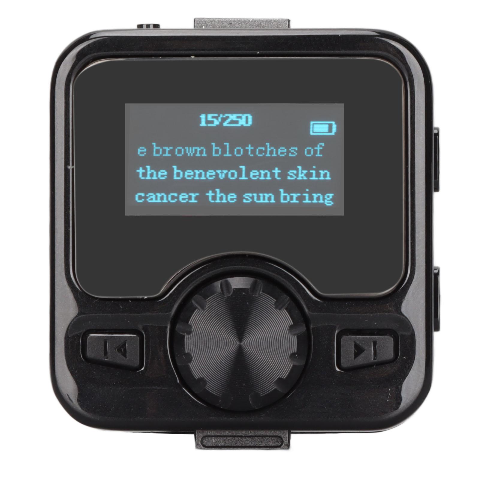 MP3-плеер с HD-шумоподавлением, USB-зарядкой, голосовым управлением, диктофоном и FM-радио для 32GB
MP3-плеер с HD-шумоподавлением, USB-зарядкой, голосовым управлением, диктофоном и FM-радио для 32GB