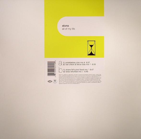 12inch Record ALUNA - All Of My Life TB24110 Tommy Boy Silve 2003 US Dance & Electronica Used
12inch Record ALUNA - All Of My Life TB24110 Tommy Boy Silve 2003 US Dance & Electronica Used