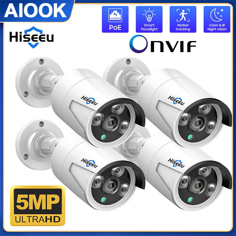 Hiseeu AIOOK HD 3MP 5MP POE Камера безопасности Onvif Протокол NVR IP66 Водонепроницаемая IP-камера Обнаружение движения Полноцветное ночное видение CCTV
Hiseeu AIOOK HD 3MP 5MP POE Камера безопасности Onvif Протокол NVR IP66 Водонепроницаемая IP-камера Обнаружение движения Полноцветное ночное видение CCTV