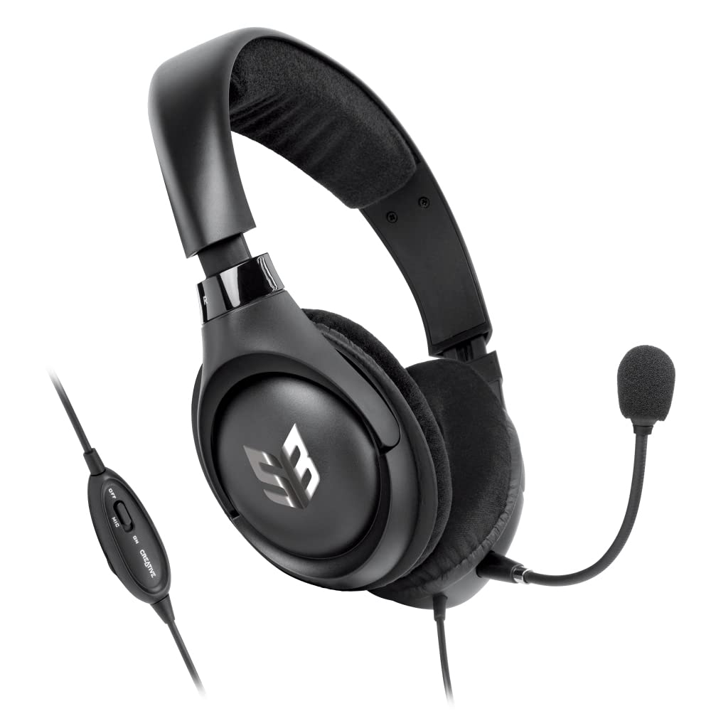 Creative Sound Blaster Blaze V2 легкая игровая гарнитура с аналоговым подключением черная 4-контактная 3,5 мм HS-SBLZV2
Creative Sound Blaster Blaze V2 легкая игровая гарнитура с аналоговым подключением черная 4-контактная 3,5 мм HS-SBLZV2