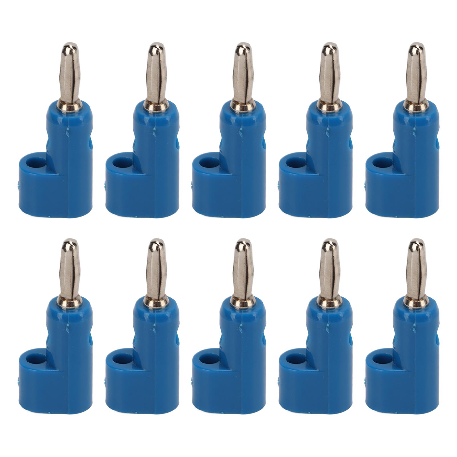 10Pcs/Set 4mm Solderless Banana Plug Stackable Open Screw 30V AC60V DC Maximum 24A for Electronics синій
10Pcs/Set 4mm Solderless Banana Plug Stackable Open Screw 30V AC60V DC Maximum 24A for Electronics синій