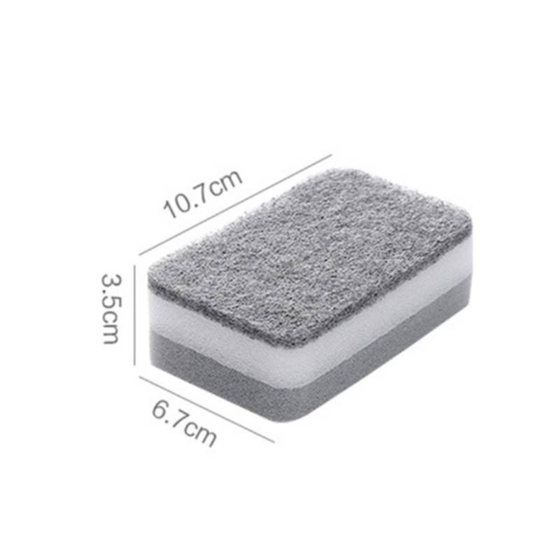 High Density Sponge Dish Scrubber With Doublesided Cleaning Surface For Kitchen And Household Use 1 PC
High Density Sponge Dish Scrubber With Doublesided Cleaning Surface For Kitchen And Household Use 1 PC