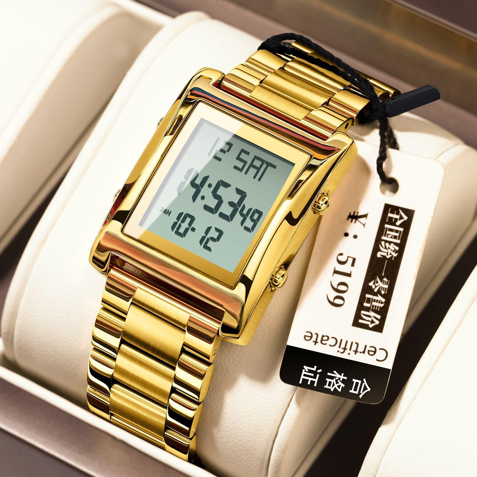 POEDAGAR National Top Brand Men s Watch Fashion Multifunctional Digital Sports Watch Best Selling 2023 Hot Sale Luxury Waterproof Wristwatch for Men C102Gold case, white dial
POEDAGAR National Top Brand Men s Watch Fashion Multifunctional Digital Sports Watch Best Selling 2023 Hot Sale Luxury Waterproof Wristwatch for Men C102Gold case, white dial