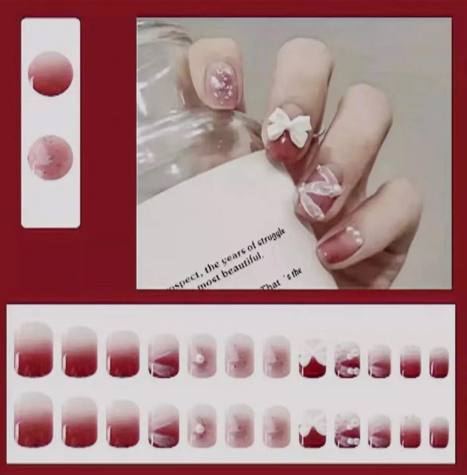 Фиолетовые ягодные бабочки алмазные накладные ногти - Съемные и горячо продаваемые Glue-Only
Фиолетовые ягодные бабочки алмазные накладные ногти - Съемные и горячо продаваемые Glue-Only