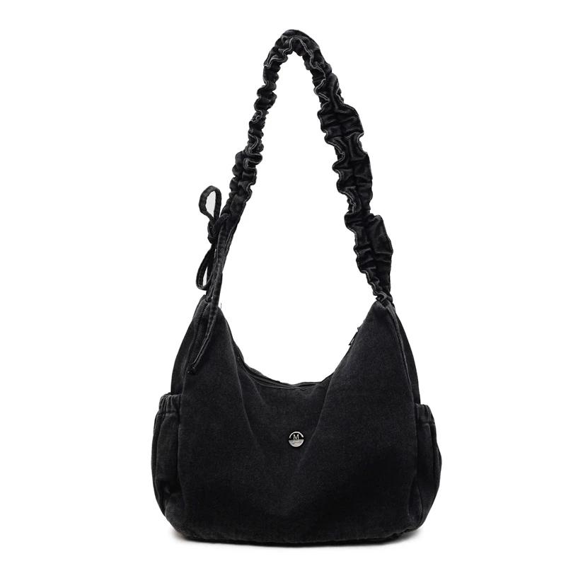 Fashi Large Capacity Spring Versatile Simple Commute Shoulder Bags 2026 High Quality Denim Super Cool Women s Crossbody Bags чёрный
Fashi Large Capacity Spring Versatile Simple Commute Shoulder Bags 2026 High Quality Denim Super Cool Women s Crossbody Bags чёрный