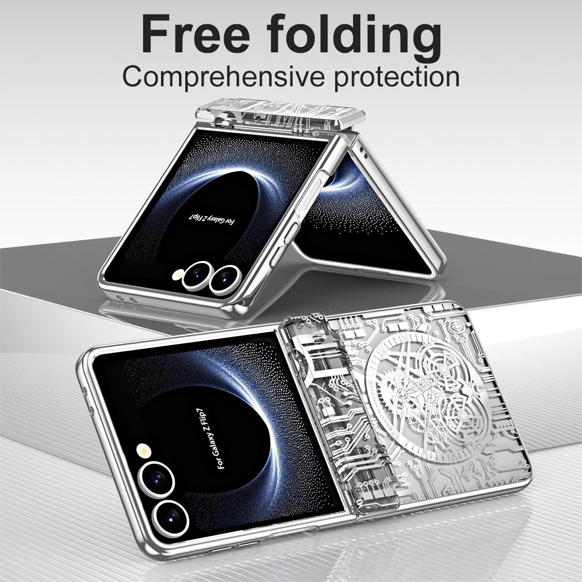 For Samsung Galaxy Z Flip7 5G Case Mechanical Legend Electroplating PC Phone Cover Black
For Samsung Galaxy Z Flip7 5G Case Mechanical Legend Electroplating PC Phone Cover Black