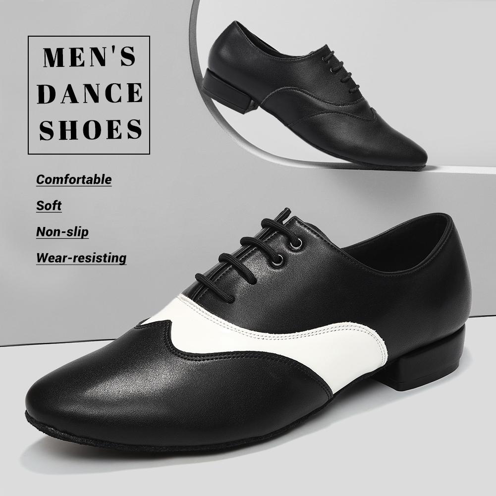 Splicing Color Leather Men s Ballroom Dance Shoes Salsa Tango Shoes Latin Dance Shoes Heeled 1 Inch 45 чорний
Splicing Color Leather Men s Ballroom Dance Shoes Salsa Tango Shoes Latin Dance Shoes Heeled 1 Inch 45 чорний