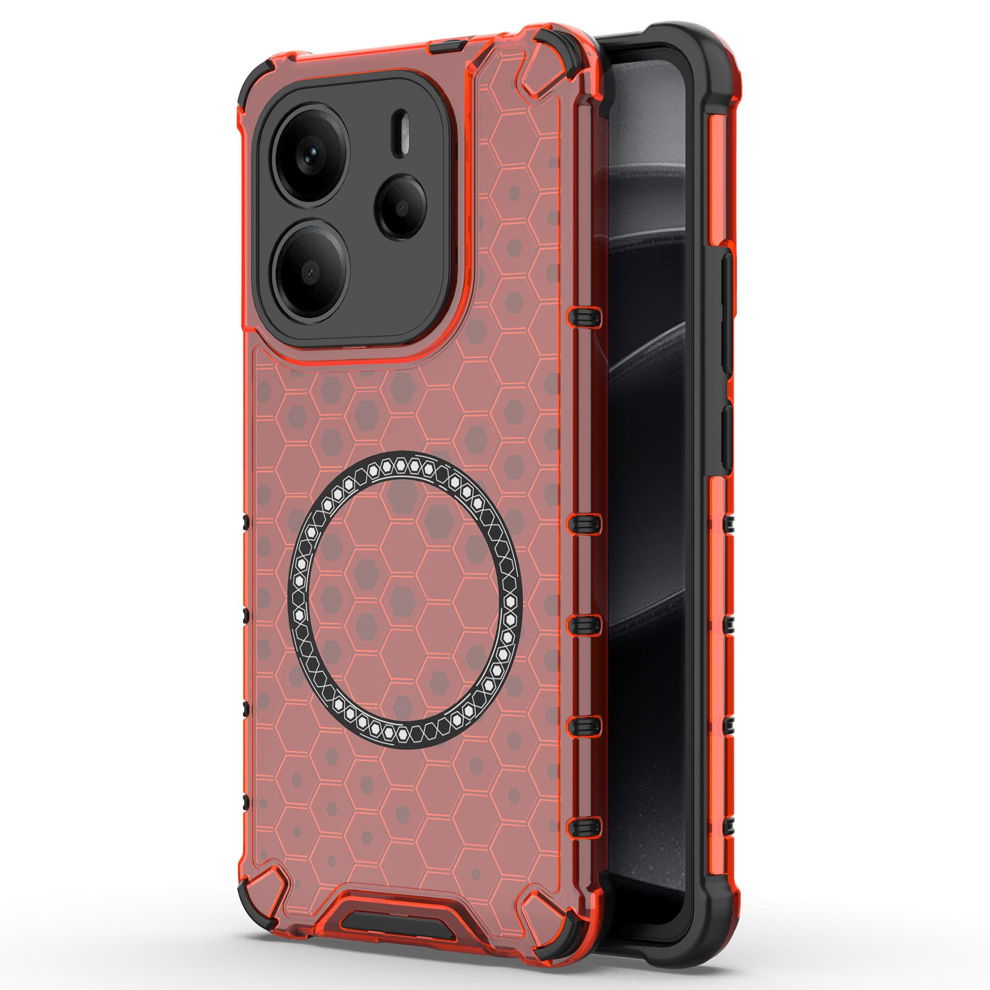 Для Xiaomi Redmi Note 14 4G (163,25 мм) Магнітний чохол з дизайном стільників TPU + PC Чохол для телефону D
Для Xiaomi Redmi Note 14 4G (163,25 мм) Магнітний чохол з дизайном стільників TPU + PC Чохол для телефону D