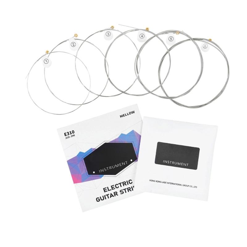 6 Pcs Guitar High Carbon Steel Core String 6-string Electric Guitar Strings
6 Pcs Guitar High Carbon Steel Core String 6-string Electric Guitar Strings