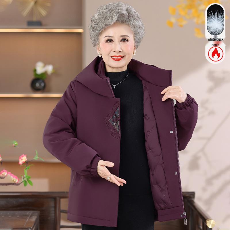 Grandma s Women s Winter Down Jacket - Warm White Duck Down, Hooded, Chinese Style (2026). 6XL (up to 165 lbs)
Grandma s Women s Winter Down Jacket - Warm White Duck Down, Hooded, Chinese Style (2026). 6XL (up to 165 lbs)