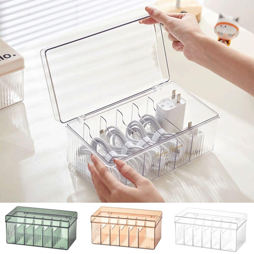 Dustproof Data Line Storage Container Transparent Power Cable Storage Box Stationery коричневый
Dustproof Data Line Storage Container Transparent Power Cable Storage Box Stationery коричневый