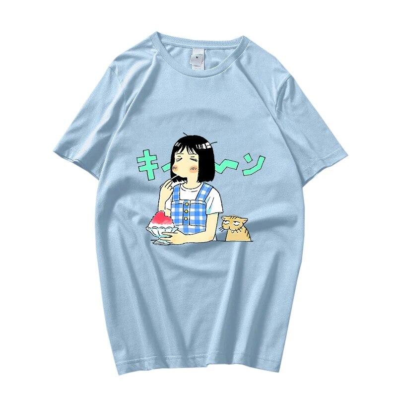 Skip and Loafer Женская одежда 100% хлопок с принтом Kawaii/милая футболка унисекс с короткими рукавами Летняя блузка большого размера в стиле Харадзюку унисекс
Skip and Loafer Женская одежда 100% хлопок с принтом Kawaii/милая футболка унисекс с короткими рукавами Летняя блузка большого размера в стиле Харадзюку унисекс