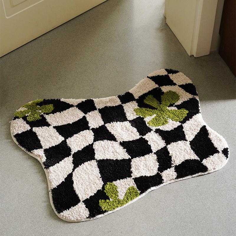 Irregular Grids Bathroom Mat Soft Fluffy Entrance Carpet Area Floor Pad Doormat Bedroom Aesthetic Home Room Decor 55x70cm 40x60CM
Irregular Grids Bathroom Mat Soft Fluffy Entrance Carpet Area Floor Pad Doormat Bedroom Aesthetic Home Room Decor 55x70cm 40x60CM