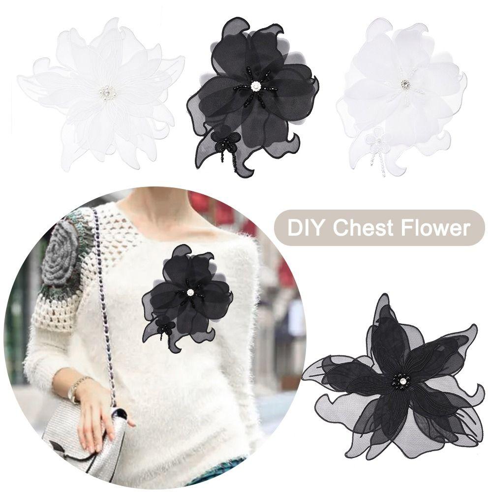 Dress DIY Decorative Handmade Pearl Flower Patches Clothing Accessories Embroidery Patches
Dress DIY Decorative Handmade Pearl Flower Patches Clothing Accessories Embroidery Patches
