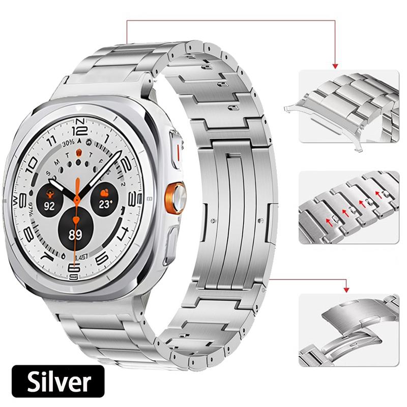 Quick release Titanium Strap for Samsung Galaxy Watch Ultra 47mm bracelet Watchband Correa for Galaxy Watch 8-7 Ultra Strap Galaxy Watch Ultra серебряный
Quick release Titanium Strap for Samsung Galaxy Watch Ultra 47mm bracelet Watchband Correa for Galaxy Watch 8-7 Ultra Strap Galaxy Watch Ultra серебряный