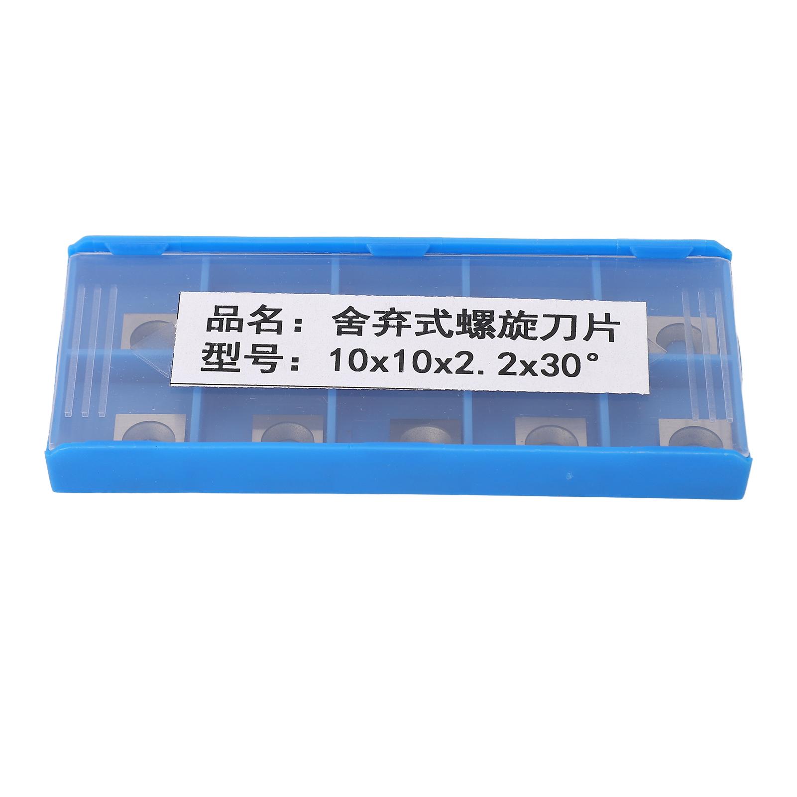 10PCS Carbide Inserts 4 Edges Turning Inserts CNC Woodworking Milling Cutter Replacement Blades 10x10mm
10PCS Carbide Inserts 4 Edges Turning Inserts CNC Woodworking Milling Cutter Replacement Blades 10x10mm