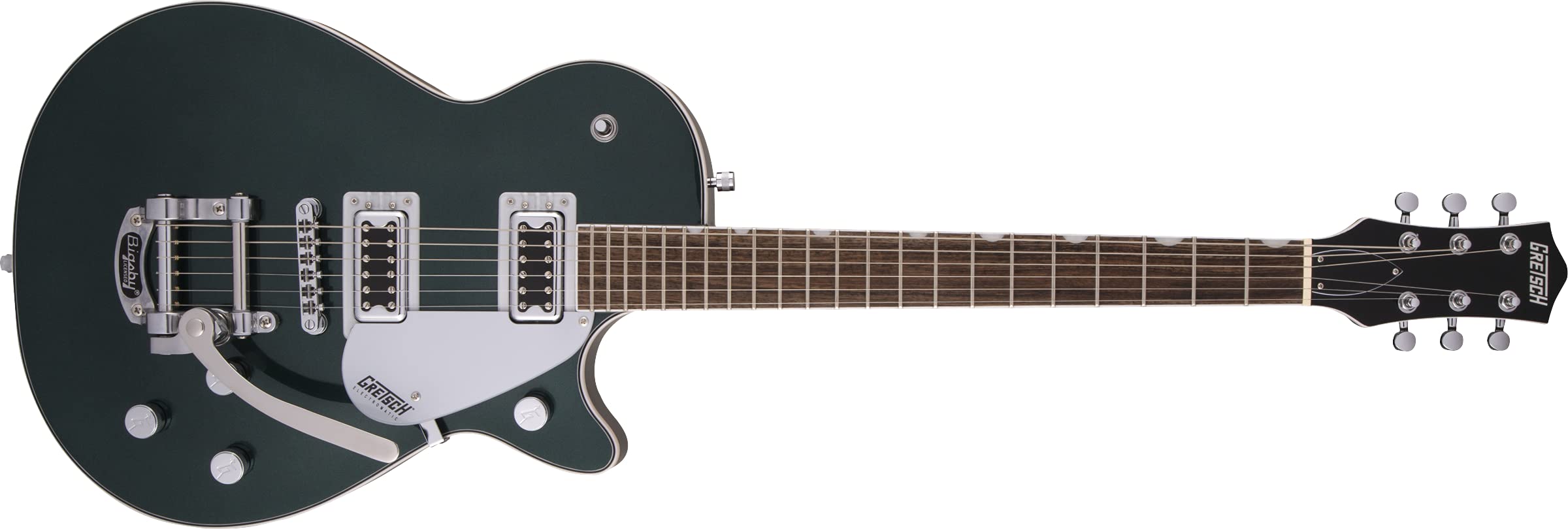 GRETSCH Electric Guitar G5230T Electromatic Jet™ FT Single-Cut with Bigsby, Laurel Fingerboard, Cadillac Green
GRETSCH Electric Guitar G5230T Electromatic Jet™ FT Single-Cut with Bigsby, Laurel Fingerboard, Cadillac Green
