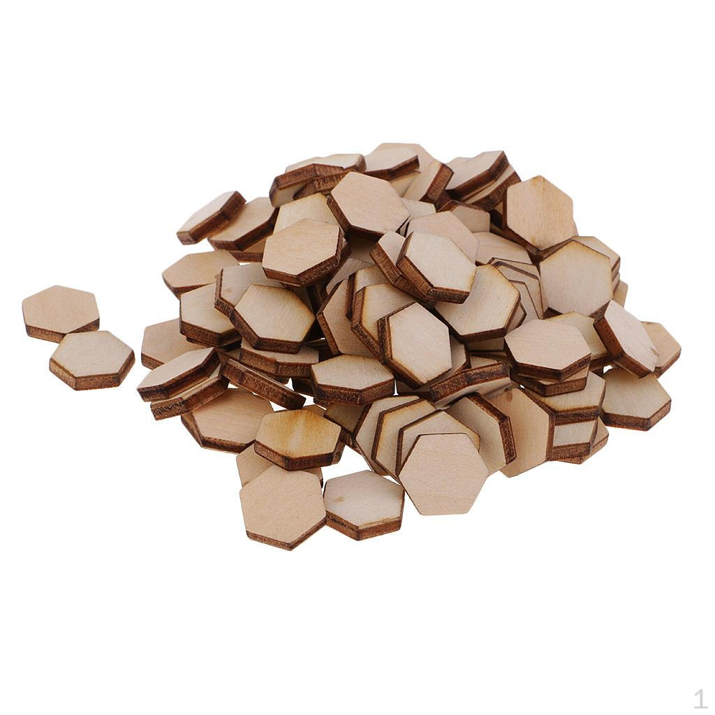 Cutouts Wooden Hexagon Shapes for Ornament Crafts 200pcs 12.5mm
Cutouts Wooden Hexagon Shapes for Ornament Crafts 200pcs 12.5mm