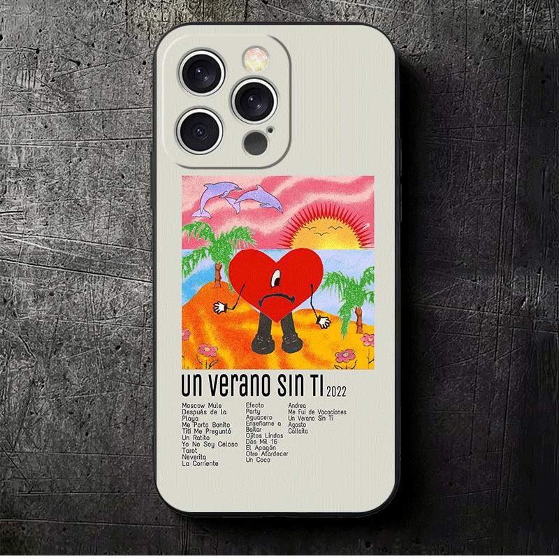 Bad Bunny Heart Soft Phone Case for iPhone 16 16E 17 Air 15 Pro Max 14 Plus 13 Mini 11 12 7 Black Cover Back Shell iPhone 17 Pro Max
Bad Bunny Heart Soft Phone Case for iPhone 16 16E 17 Air 15 Pro Max 14 Plus 13 Mini 11 12 7 Black Cover Back Shell iPhone 17 Pro Max